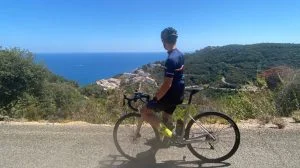 Cycling Girona Costa Brava coastline