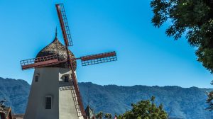 Solvang's windmill. The Solvang area is one of the best places to stay in Santa Barbara county