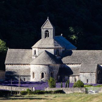 Abbey de Senanque, Luberon with lavender fields