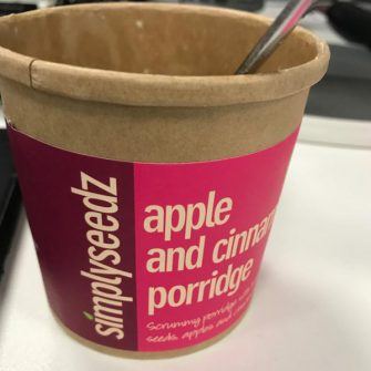 Apple and cinnamon porridge pot from simpyseedz: an unusual christmas gift!