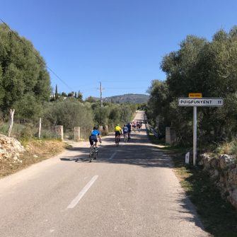 Riding from Es Capdellà towards Puigpunyent