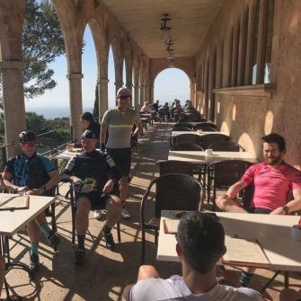 Puig de Randa climb cafe/restaurant at the Randa/Cura monastery