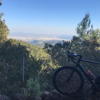 Views from the top of Sobremunt climb, Mallorca