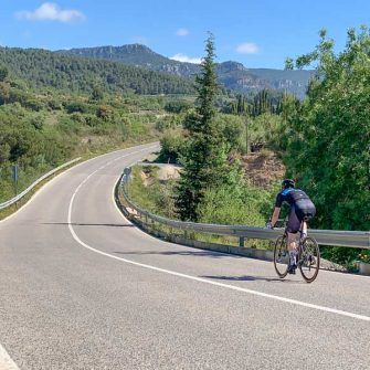 Cycling from Alforja to Vilaplana