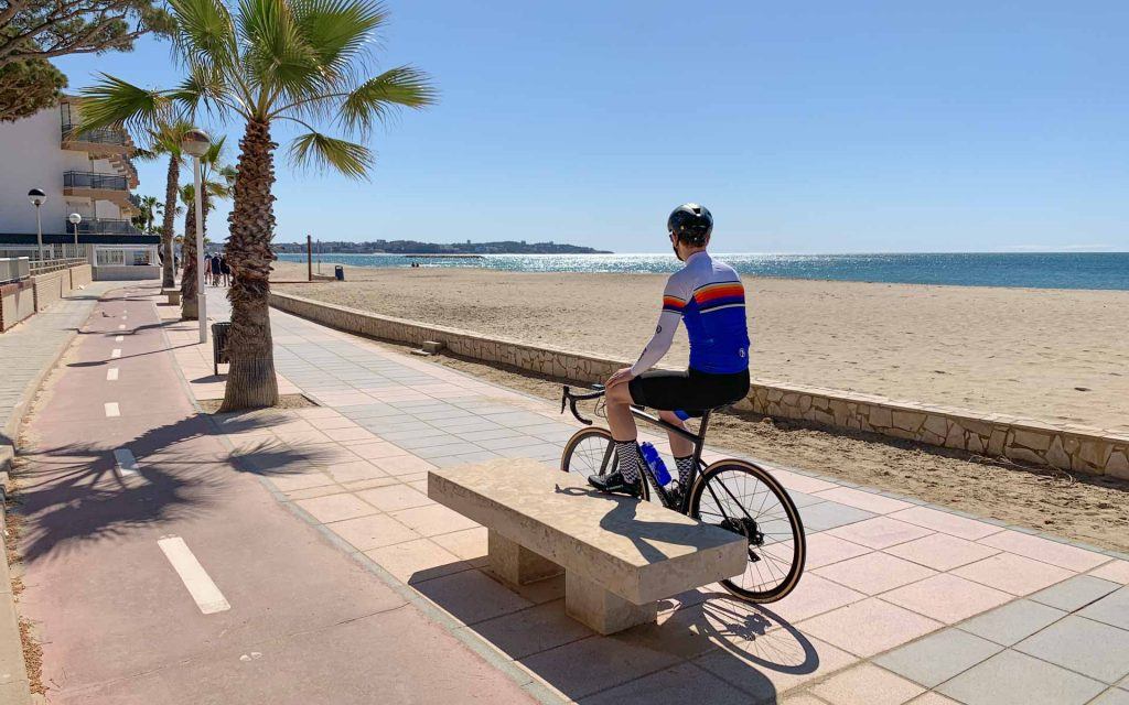 Salou-Cambrils coastline is a Catalunya cycling highllight