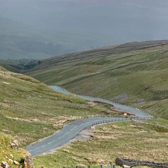 Twist on the road down to Thwaite, Yorkshire Dales
