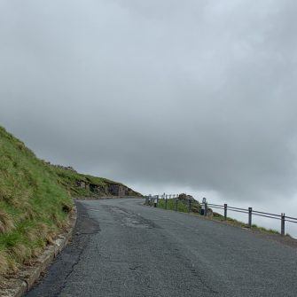 Steep section of Fleet Moss road, Yorkshire Dales