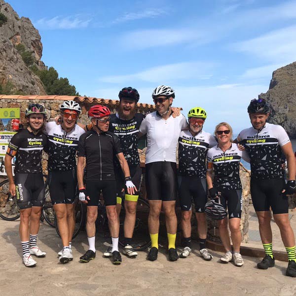 Happy cyclists on a Mallorca Cycling holiday