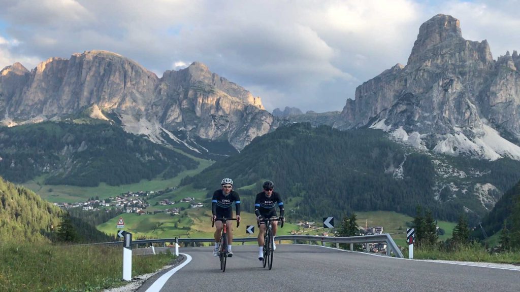 Passo Campolongo by bike, Dolomites