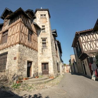 Village in the French Pyrenees cycling holiday destination