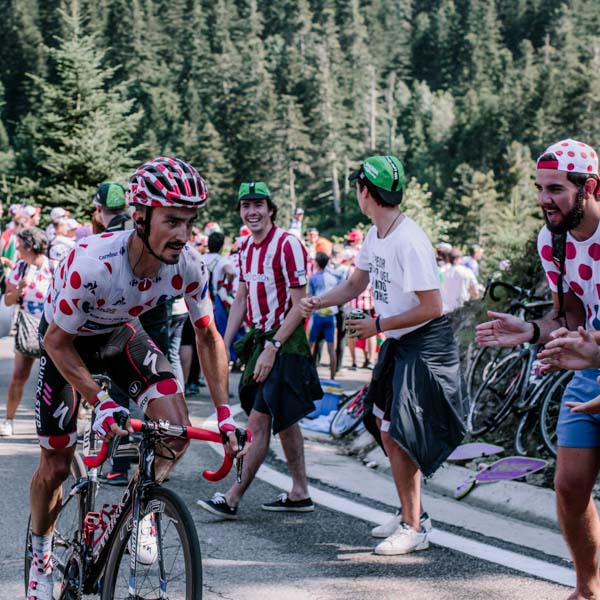 Pro team cycling in Giro d'Italia race