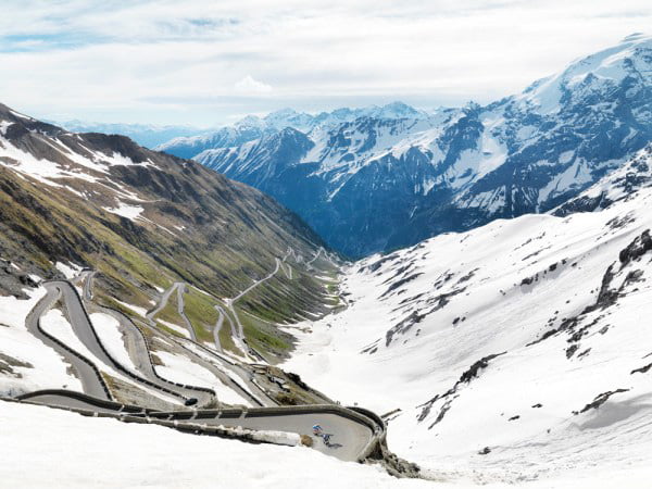 Passo Stelvio (by Michael Blann from his book Mountains: Epic Cycling Climbs)
