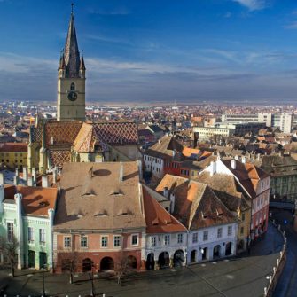 Sibiu old town, Romania