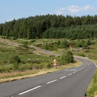 Cycling route Dartmoor National Park
