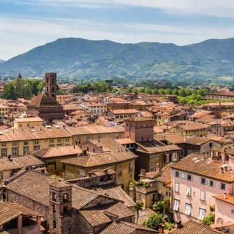 Lucca is a great base for cycling in Tuscany, Italy