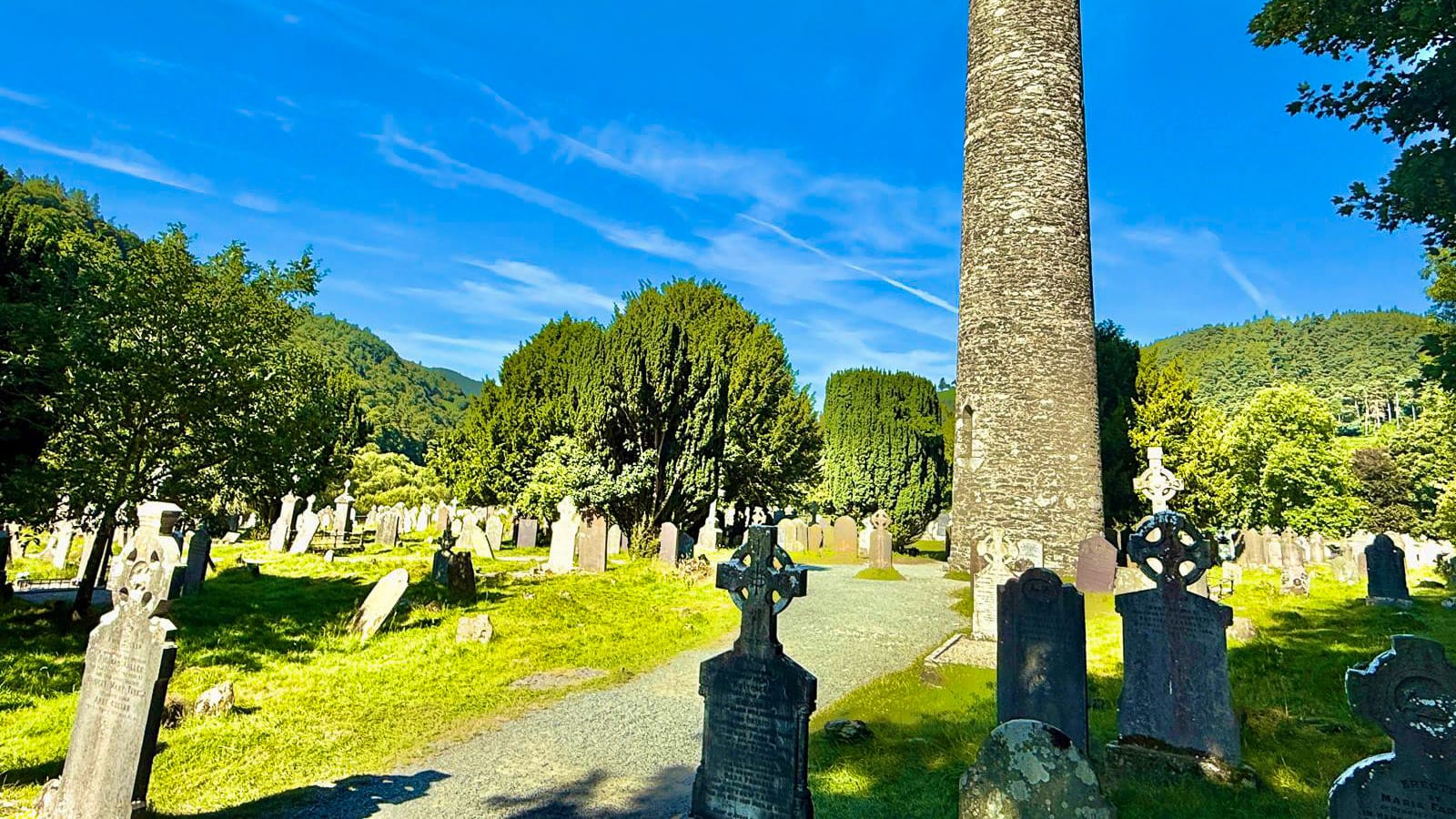 View of Glendalough, Wicklow Mountains