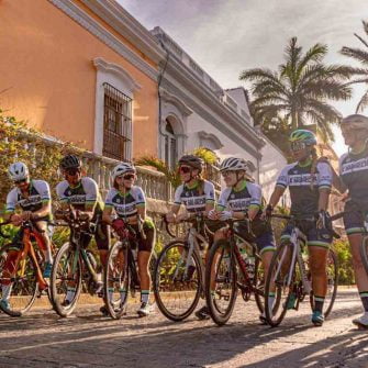 Cycling in Mazatlan old town