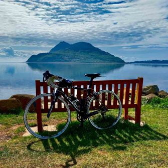 Bicycle at Lamlash, Isle of Arran Scotland