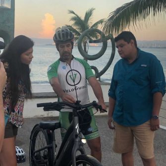 Cyclists getting an ebike Puerto Vallarta Mexico