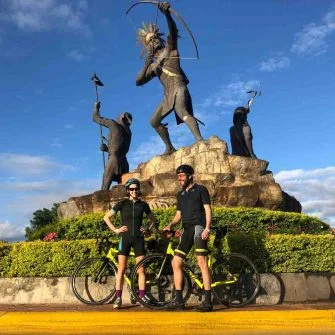 Cyclists in the Puerto Vallarta region of Mexico