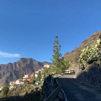 Village of Carrizal de Tegeda, on VOTT cycle route, Gran Canaria