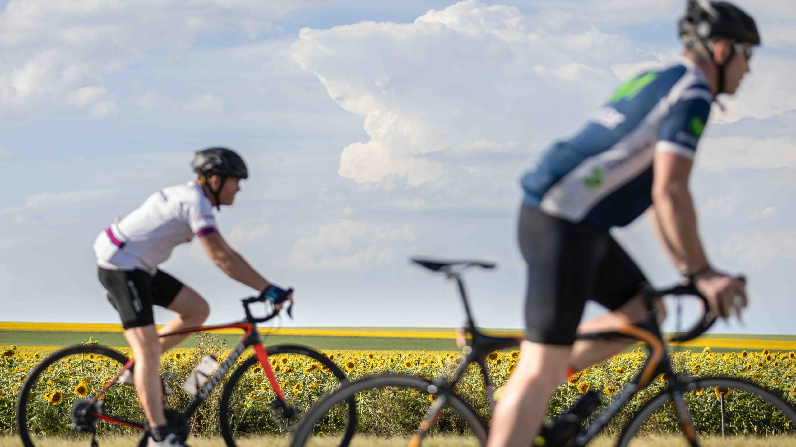Cyclists on a cross South America tour of Argentina and Chile