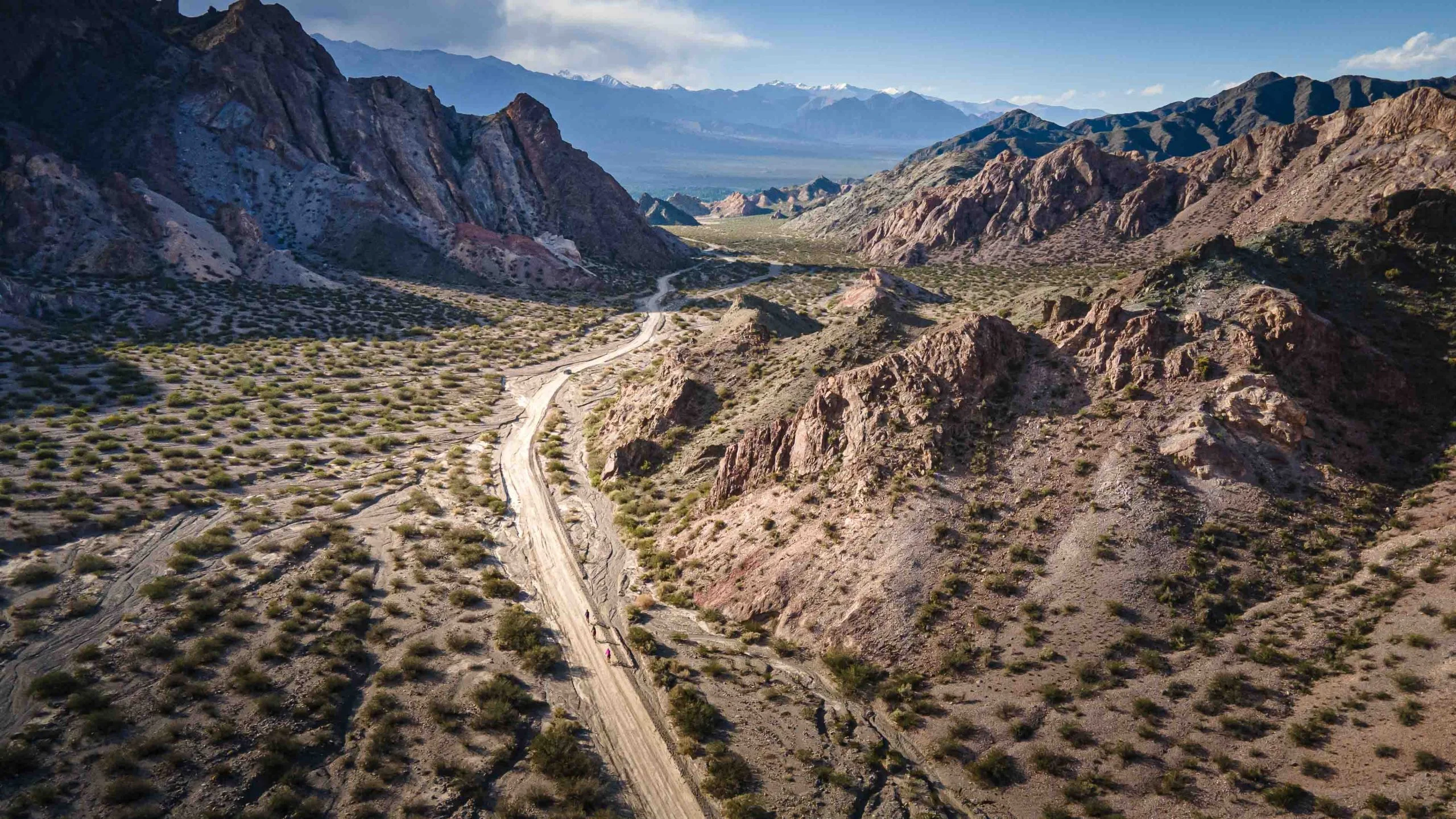 Cycling across Chile through the desert
