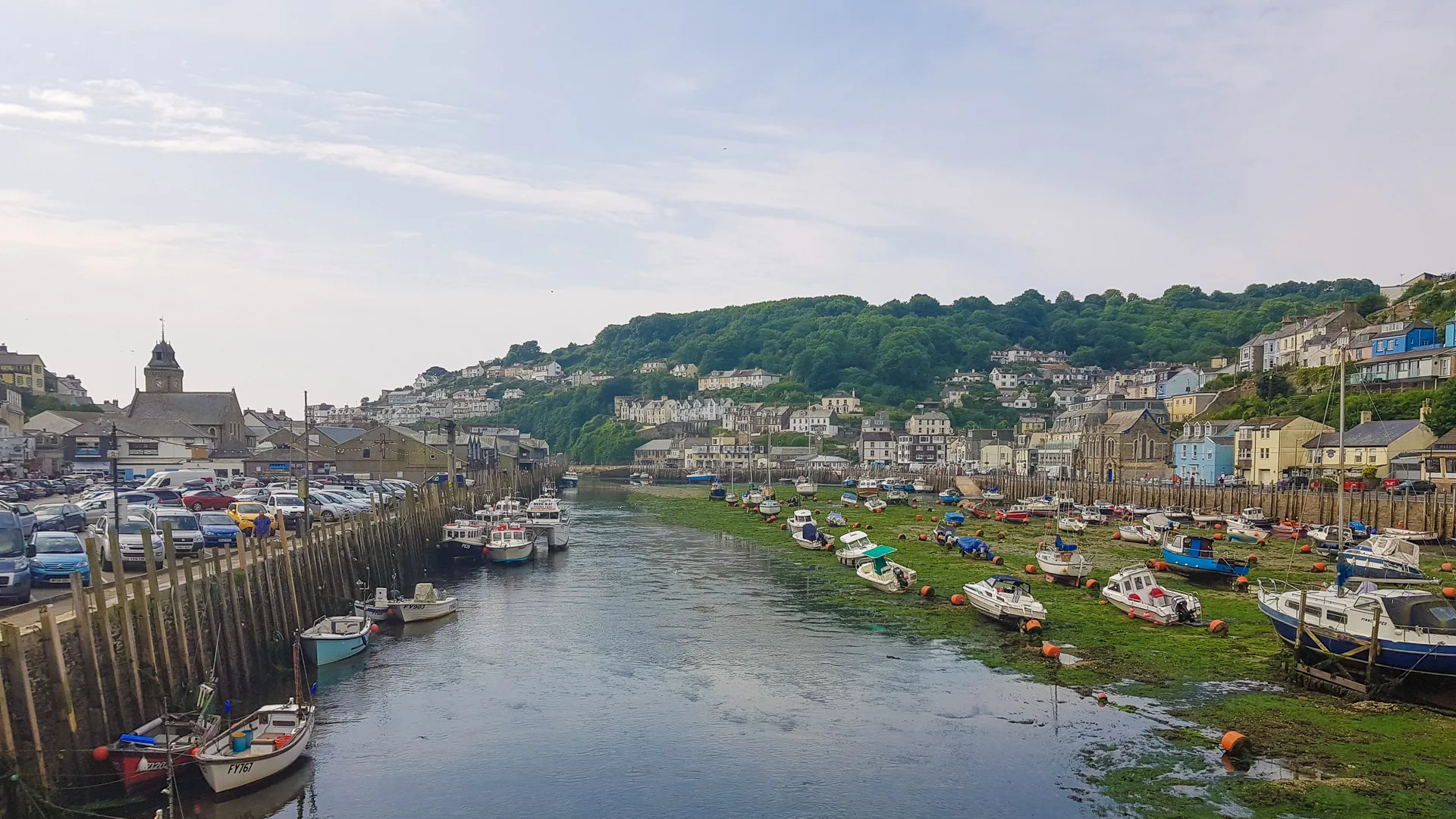 The beautiful harbour at Looe