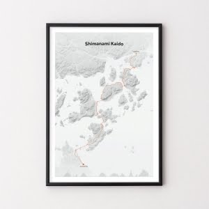 Best Cycling Routes in The World Prints