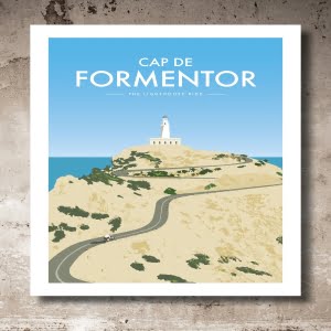 cycling prints Cap de Formentor