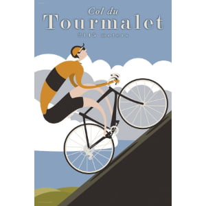 cycling prints Col du Tourmalet