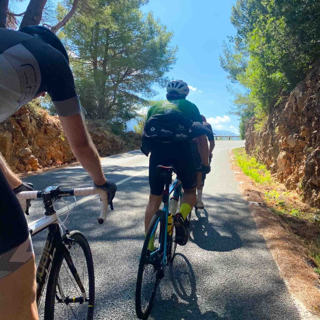 Cycling climb in Mallorca with SunVelo