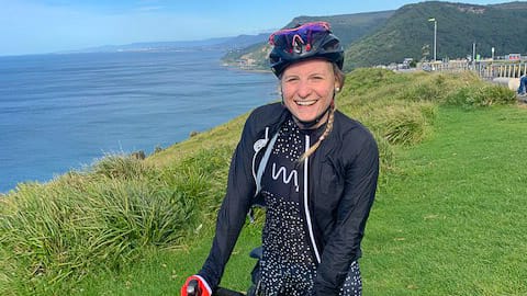 Cycling Stanwell tops south of Sydney