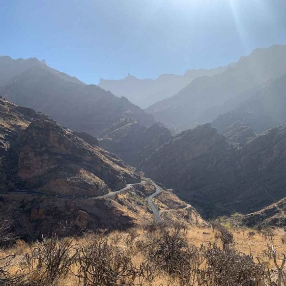 GC210 Gran Canaria cycling route avoiding Valley of the Tears!