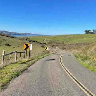 Descent to Tomales Bay