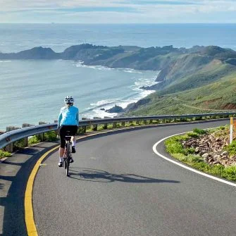 Cyclist in San Francisco area