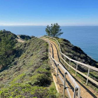 Marin County near San Francisco cycling trail