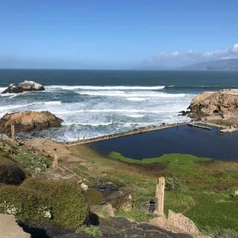 Ocean swimming pool near San Francisco