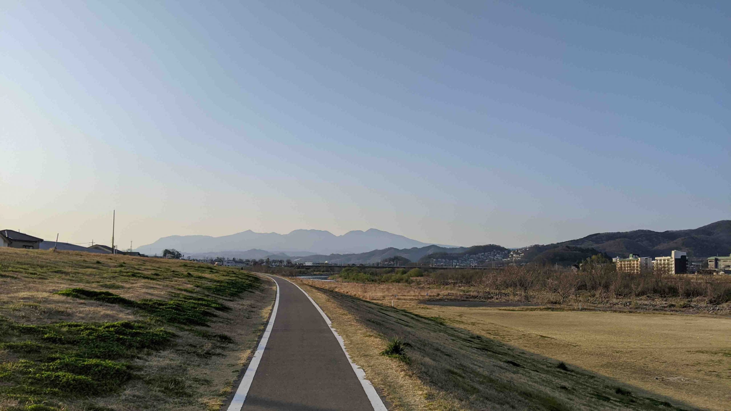 Cycling road in Japan