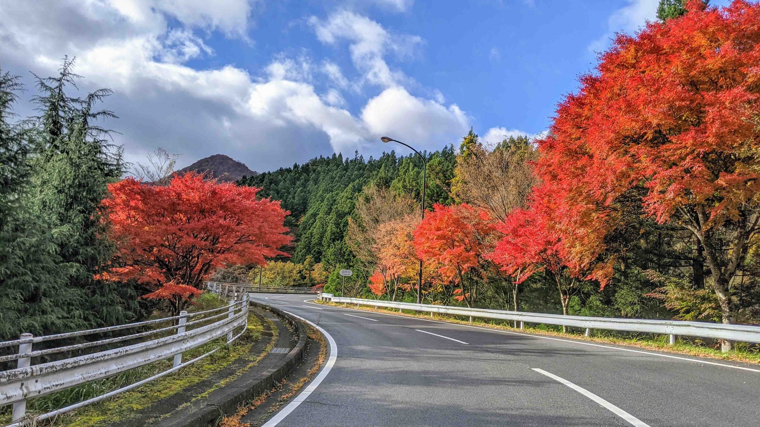 Autumn cycling trip in Japan