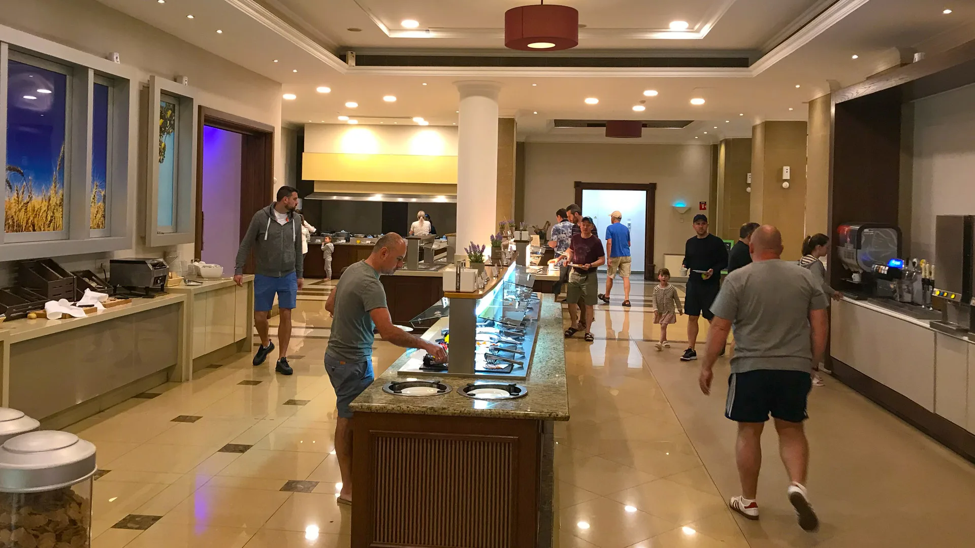 The Pantheon restaurant at the Aliathon hotel