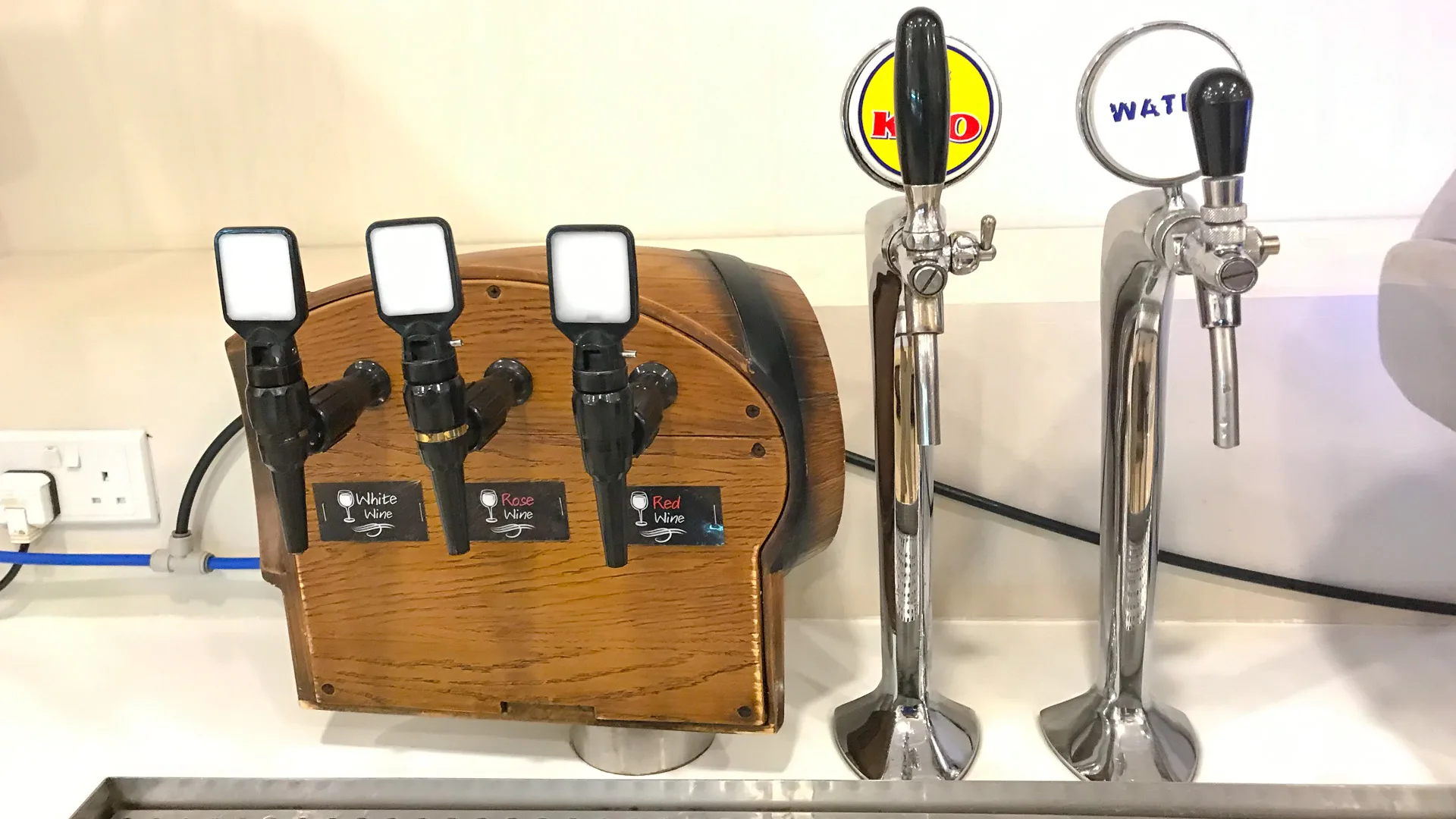 Wine and beer at the Aliathon hotel, Cyrpus