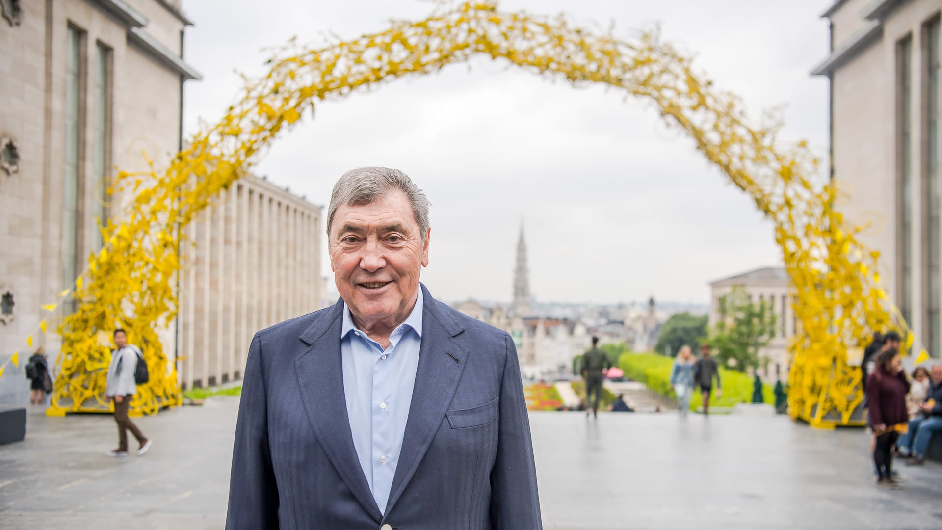 At the Tour de France depart in Brussels
