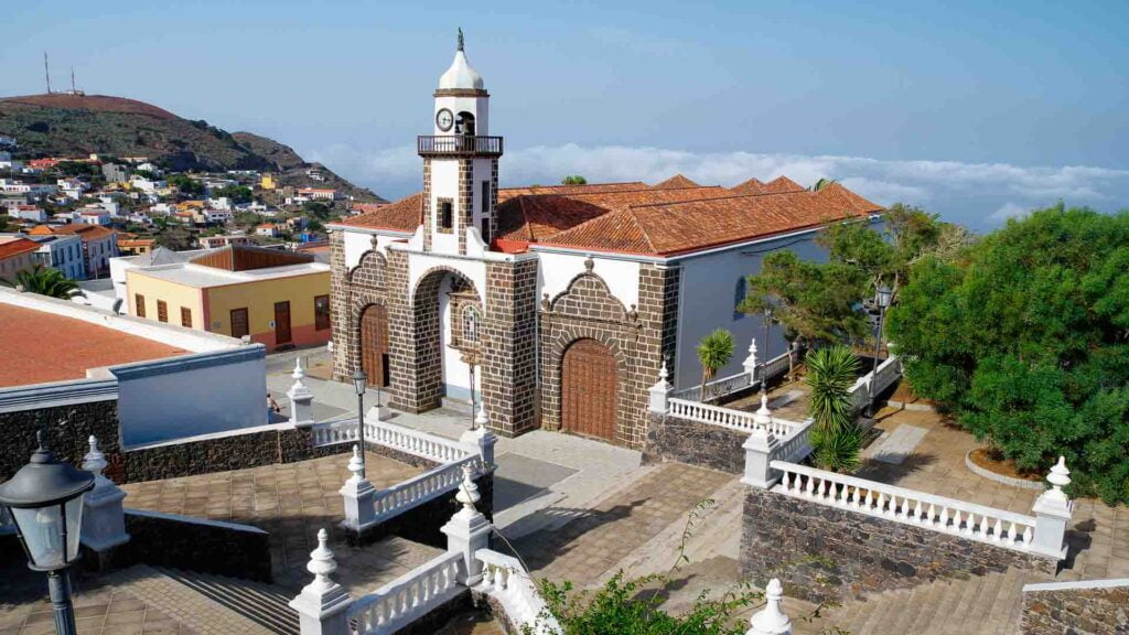Church in Valverde, El Hierro, Canary islands, Spain