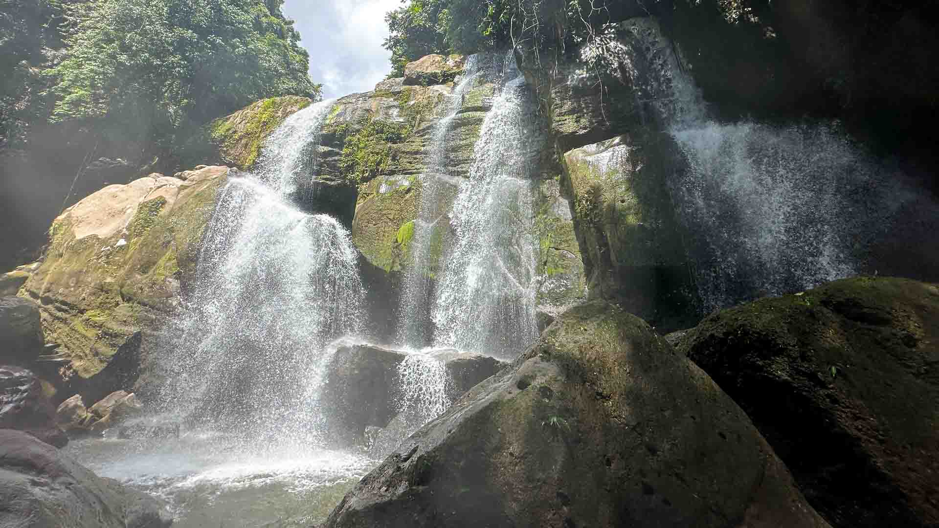 Waterfall in the Bornean Mountains