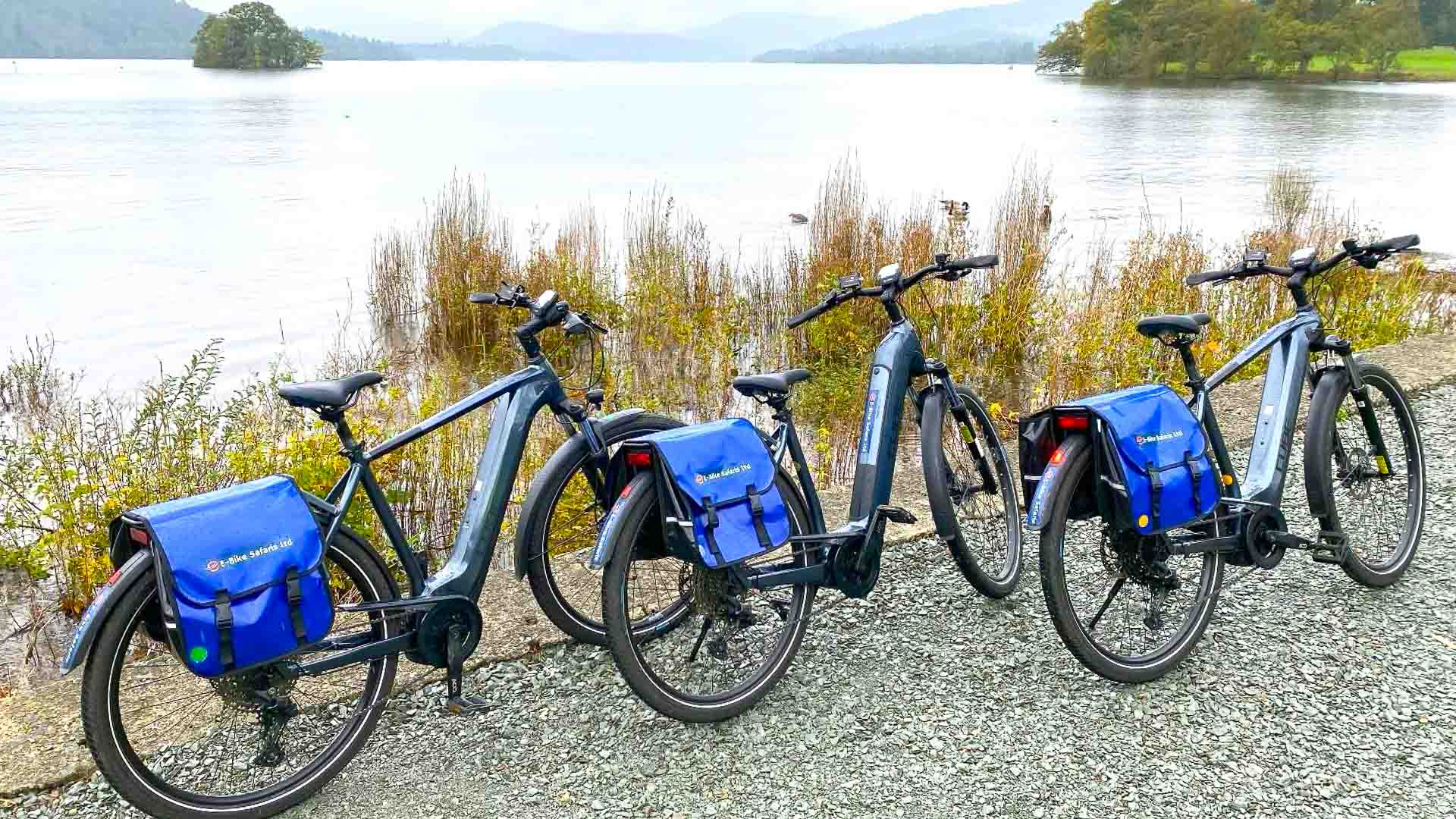 E-bikes at Lake Windermere