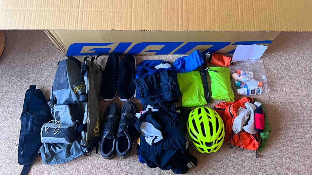 Packing essentials for road cycling from Venice (Italy) to Corfu (Greece)