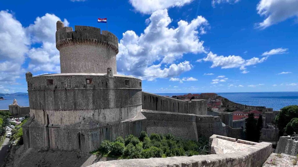 An impressive castle in Croatia