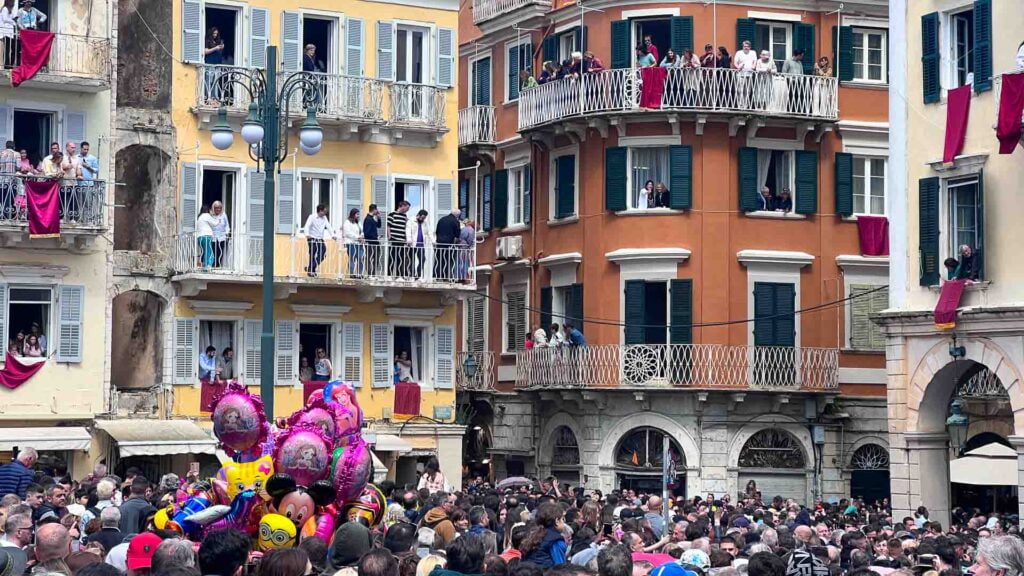 Easter celebrations in Corfu Old Town