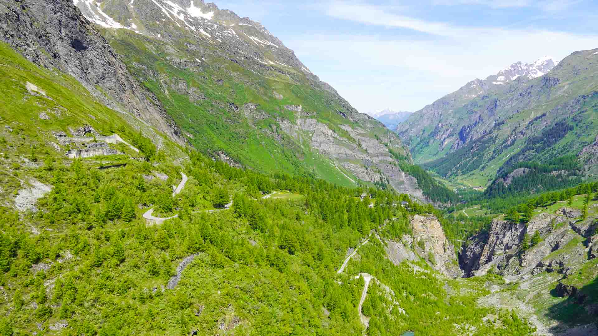 Cycling Mauvoisin Dam Switzerland